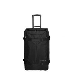 Torba podróżna na kółkach travelite Tarifa. Czarne torby sportowe Travelite, bez wzorów, z materiału, duże. Za 369.80 zł.