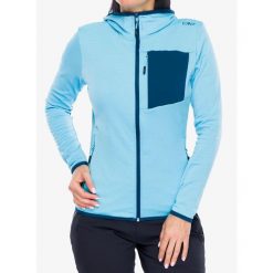Bluza polarowa damska CMP Solvixa. Niebieskie bluzy bez kaptura CMP, bez wzorów, z polaru, bez kaptura. Za 257.19 zł.