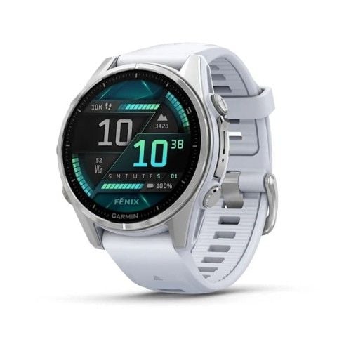 Garmin Fenix 8 AMOLED 43mm Srebrny. Szare zegarki sportowe Garmin. Za 4,334.99 zł.
