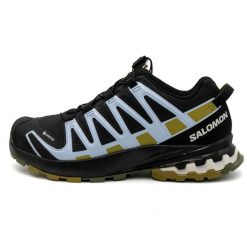 Obuwie Sportowe Damskie Góra Salomon XA Pro 3D V8 Gore-Tex. Czarne buty treningowe Salomon, bez wzorów, z gore-texu, bez zapięcia, wspinaczkowe, gore-tex. Za 459.00 zł.