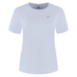 Koszulka damska Asics. Niebieskie t-shirty sportowe ASICS, bez wzorów, bez ramiączek. Za 166.00 zł.