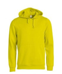 Clique Basic Hoody bluza z kapturem unisex żółta odblaskowa – visibility yellow. Żółte bluzy CLIQUE, l, bez wzorów, z bawełny, z kapturem. Za 173.16 zł.