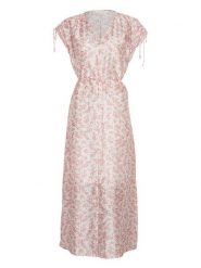 MOSS COPENHAGEN Sukienka "Isadora" w kolorze jasnoróżowym rozmiar: XL. Różowe sukienki Moss Copenhagen, xl, bez wzorów, bez kołnierzyka, bez ramiączek, maxi. Za 207.39 zł.