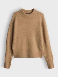 OPUS Sweter "Pitan" w kolorze karmelowym rozmiar: 40. Brązowe swetry Opus, bez wzorów, z wełny, bez ramiączek. Za 269.95 zł.