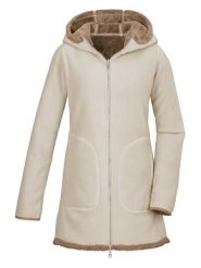 G.I.G.A. DX by KILLTEC Dwustronny płaszcz polarowy w kolorze kremowo-jasnobrązowym rozmiar: 46. Brązowe płaszcze G.I.G.A. DX by KILLTEC, bez wzorów, z polaru, sportowe, bez kaptura. Za 217.99 zł.