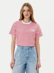 JOOP! Jeans T-Shirt Teele 30046131 Czerwony Regular Fit. Czerwone t-shirty Joop! Jeans, m, bez wzorów, z bawełny, bez kołnierzyka, bez ramiączek. Za 199.99 zł.