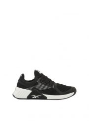 Damskie buty treningowe Reebok FLIP CHARGE 100257651 czarne. Czarne buty treningowe Reebok, bez wzorów, z materiału, bez zapięcia, na fitness i siłownię. Za 189.00 zł.