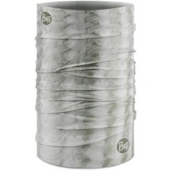 Komin na szyję - Bandana BUFF Coolnet UV® z ochroną UV. Szare szaliki i kominy Buff, bez wzorów. W wyprzedaży za 74.93 zł.