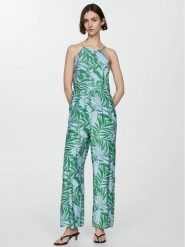 Mango Kombinezon Olimpio 77020360 Zielony Regular Fit. Zielone sukienki Mango, m, bez wzorów, z wiskozy, bez kołnierzyka, bez ramiączek. Za 89.99 zł.