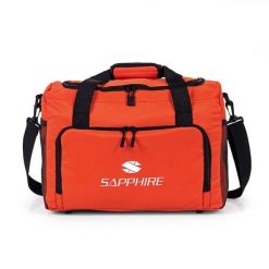 Torba podróżna Sapphire ST-170 - pomarańczowa. Brązowe torby podróżne SAPPHIRE, bez wzorów, z materiału, na ramię, duże. W wyprzedaży za 49.90 zł.