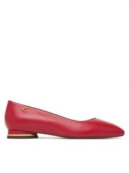 Coccinelle Baleriny C-Everyday Smo E4 U1L 19 01 01 Czerwony. Czerwone baleriny Coccinelle, bez wzorów, ze skóry, bez obcasa, bez zapięcia. Za 899.99 zł.