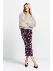 Rich & Royal Spódnica w kolorze różowo-czarnym rozmiar: XS. Czarne spódnice Rich & Royal, na co dzień, xs, bez wzorów, midi, proste. Za 195.99 zł.