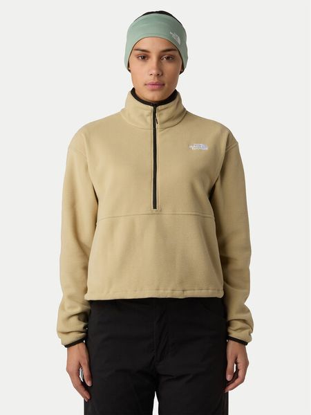 The North Face Polar Glacier NF0A8D2C Beżowy Regular Fit. Brązowe bluzy z polaru The North Face, xl, bez wzorów, z polaru. Za 189.99 zł.