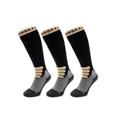 Skarpety narciarskie - Merino Wool Pro - 3 pary - Czarne. Czarne skarpetki POEDERBAAS, bez wzorów. W wyprzedaży za 329.62 zł.