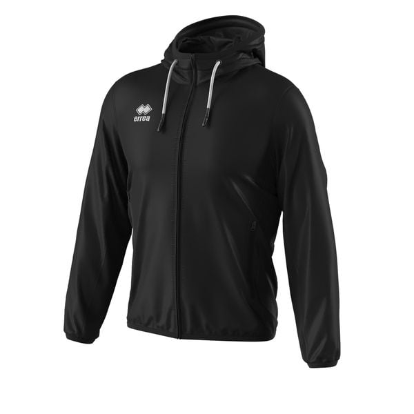 Wodoodporna kurtka Errea Nabilas. Czarne kurtki ERREA, na zimę, m, bez wzorów, z elastanu, wakacyjne, z kapturem. Za 472.00 zł.