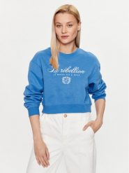 ONLY Bluza 15304167 Niebieski Regular Fit. Niebieskie bluzy ONLY, l, bez wzorów, z syntetyku, bez kaptura. Za 69.99 zł.
