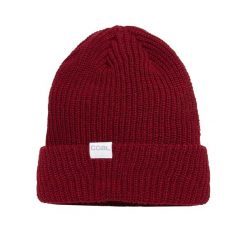 Czapka zimowa COAL STANLEY dark red heather. Czerwone czapki zimowe COAL, bez wzorów, sportowe. Za 39.00 zł.