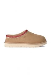 UGG W TASMAN II Kapcie damskie. Brązowe kapcie UGG, bez wzorów, z lyocellu. Za 579.99 zł.