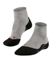 Skarpetki damskie Falke TK5 Short. Szare skarpetki Falke, bez wzorów, z poliamidu. Za 151.00 zł.