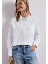 Street One Koszula w kolorze białym rozmiar: 46. Białe koszule Street One, bez wzorów, z bawełny, street, bez kołnierzyka, bez ramiączek. Za 113.90 zł.
