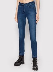 Patrizia Pepe Jeansy CP0509/D1HIB-C899 Granatowy Skinny Fit. Niebieskie jeansy Patrizia Pepe, bez wzorów, z bawełny. Za 1,269.00 zł.