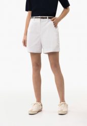Krótkie spodenki casual P-AGO. Brązowe szorty Volcano, bez wzorów, z materiału, casualowe. Za 139.99 zł.