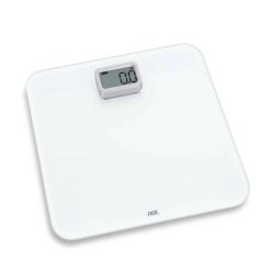 Waga łazienkowa na dynamo, do 150 kg, 30 x 30 cm, biała. Białe wagi łazienkowe ADE. W wyprzedaży za 205.00 zł.