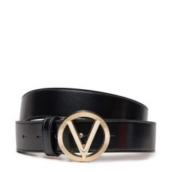 Pasek Damski Valentino. Czarne paski Valentino, bez wzorów. Za 179.99 zł.