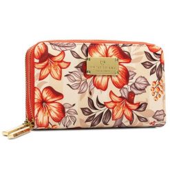 Portfel-piórnik damski Peterson PTN 007-F8 wzór 5. Portfele Peterson, bez wzorów, ze skóry ekologicznej. Za 68.99 zł.