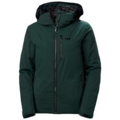 Damska kurtka narciarska Helly Hansen snowbird 2.0. Zielone kurtki narciarskie Helly Hansen, na zimę, bez wzorów, bez kaptura, narciarskie. W wyprzedaży za 1,243.50 zł.