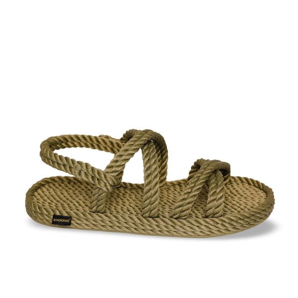 Sandały damskie TAHITI. Czarne sandały Aulp, bez wzorów, z kauczuku, casualowe, bez obcasa, bez zapięcia. Za 159.99 zł.