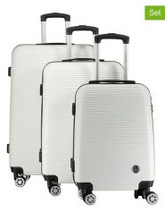 Canadian Peak 3-częściowy zestaw "Solomuneak" w kolorze białym rozmiar: onesize. Białe walizki Canadian Peak. Za 404.99 zł.