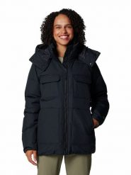 Columbia Kurtka zimowa "Longhorn Ridge" w kolorze czarnym rozmiar: S. Czarne kurtki Columbia, na zimę, s, bez wzorów, z puchu, bez kaptura. Za 429.95 zł.