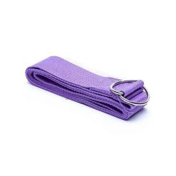 Pasek do jogi fioletowy 183x4cm - wsparcie i elastyczność w praktyce. Fioletowe paski YOGI & YOGINI, bez wzorów, sportowe. W wyprzedaży za 19.99 zł.