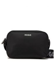 Hugo Torebka Bel Crossbody-N 50511905 Czarny. Czarne listonoszki Hugo, bez wzorów, z materiału, bez dodatków. Za 399.99 zł.
