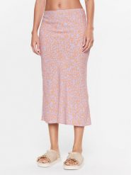Roxy Spódnica midi ERJWK03140 Różowy Regular Fit. Czerwone spódnice Roxy, m, bez wzorów, z wiskozy, midi. Za 359.99 zł.