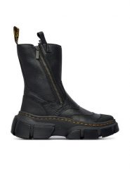 Dr. Martens Botki DMXL Rigger DM41192001 Czarny. Czarne botki Dr Martens, bez wzorów, ze skóry, bez obcasa, na płaskiej podeszwie, bez zapięcia. Za 1,039.00 zł.