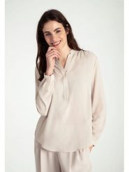 More & More Bluzka w kolorze kremowym rozmiar: 38. Brązowe bluzki More & More, bez wzorów, bez kołnierzyka, bez ramiączek. Za 100.28 zł.