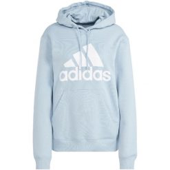 Bluza damska adidas Essentials Big Logo Regular Fleece Hoodie. Białe bluzy adidas, m, bez wzorów, bez ramiączek, bez kaptura. Za 219.00 zł.