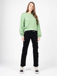 Silvian Heach Sweter | PGA22142MA | Kobieta | Zielony. Zielone swetry Silvian Heach, m, bez wzorów, z dzianiny, bez ramiączek. W wyprzedaży za 199.00 zł.