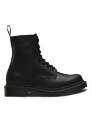Dr. Martens Skórzane botki w kolorze czarnym rozmiar: 36. Czarne botki Dr Martens, bez wzorów, bez obcasa, bez zapięcia. Za 405.05 zł.