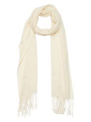 Perfect Cashmere Kaszmirowy szal "Torres" w kolorze białym - 170 x 35 cm rozmiar: onesize. Białe szaliki i kominy Perfect Cashmere, bez wzorów, z kaszmiru. Za 158.47 zł.
