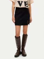 Vero Moda Spódnica jeansowa Nelly 10311322 Czarny Regular Fit. Czarne spódnice Vero Moda, l, bez wzorów, z bawełny. Za 119.99 zł.