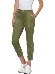 Heine Dżinsy - Slim fit - w kolorze khaki rozmiar: W34. Brązowe jeansy Heine, bez wzorów, klasyczne. Za 114.17 zł.