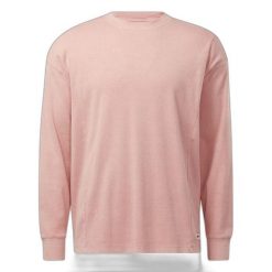 Bluza z naturalnego barwnika Reebok Classics. Czerwone bluzy bez kaptura Reebok, l, bez wzorów, z bawełny, bez kaptura, na fitness i siłownię. Za 159.99 zł.