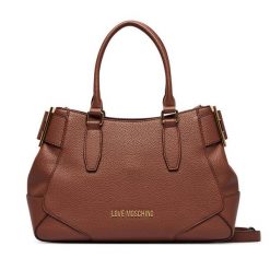 Torebka LOVE MOSCHINO. Brązowe torebki klasyczne Love Moschino, bez wzorów, klasyczne, bez dodatków. Za 1,059.00 zł.