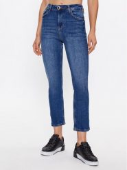 Liu Jo Jeansy UF3019 DS829 Granatowy Regular Fit. Niebieskie jeansy Liu Jo, bez wzorów, z bawełny. Za 389.99 zł.