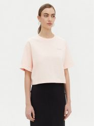 PINKO T-Shirt 104882 A2HN Koralowy Regular Fit. Pomarańczowe t-shirty Pinko, s, bez wzorów, z bawełny, bez kołnierzyka, bez ramiączek. Za 249.99 zł.