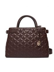 Guess Torebka Paisleigh HWQG98 83060 Brązowy. Brązowe torebki klasyczne Guess, z aplikacjami, ze skóry, bez dodatków. Za 679.99 zł.