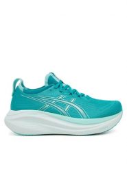 Asics Buty do biegania Gel-Nimbus 27 1012B753 Turkusowy. Niebieskie buty do biegania ASICS, bez wzorów, z materiału, bez zapięcia, do biegania. Za 719.99 zł.